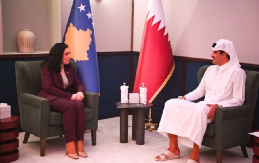 Osmani pritet nga Emiri i Katarit, flasin për projekte investive