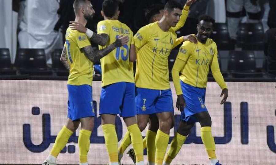 Ronaldo shënon gol në fitoren e Al Nassr përballë Al Shabab