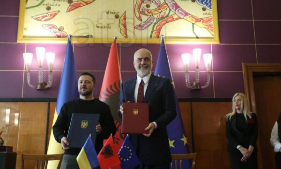 Nënshkruhet Traktati i Miqësisë dhe Bashkëpunimit mes Shqipërisë dhe Ukrainës