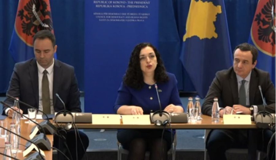Për 25 vjetorin e çlirimit Osmani, Kurti e Konjufca organizojnë pritje të përbashkët