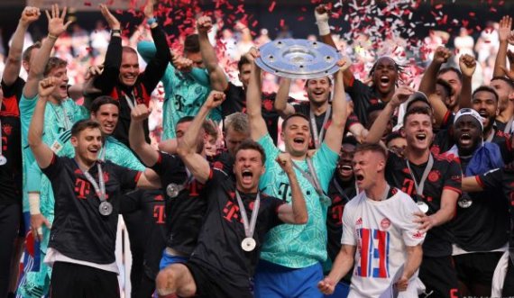 Bayerni e fitoi titullin dramatik në Gjermani, të njëmbëdhjetin radhazi