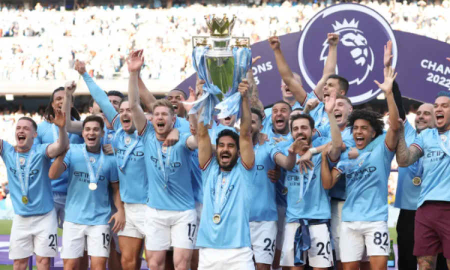 Man City e dominoi futbollin anglez në vitin 2023