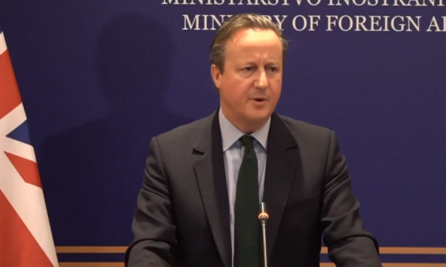 Ministria shpërndan deklaratën e Cameron: Ushtria britanike do ta mbrojë Kosovën nëse është e nevojshme