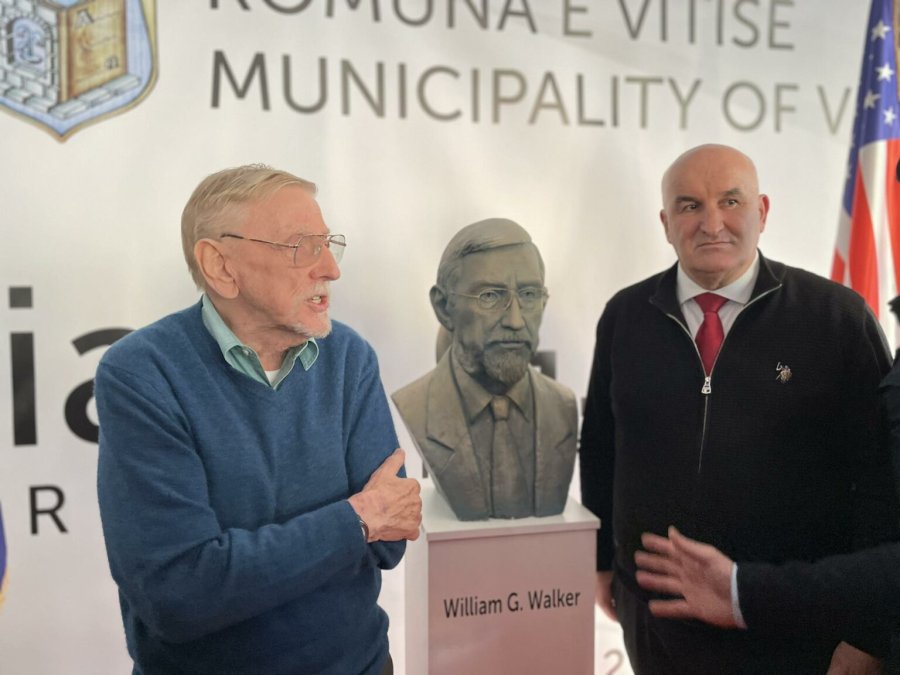 Përurohet busti i William Walker në Viti