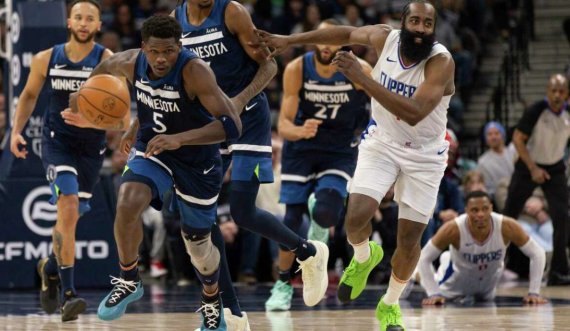 Spektakël në Target Center, Timberwolves marrin fitore ndaj Clippers