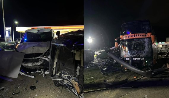 Pronari i autosallonit ku u vetaksidentua autobusi në magjistralen Gjakovë – Prizren: Janë shkaktuar dëme në vlerën rreth 200.000 euro