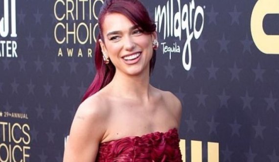 Dua Lipa shfaqet plot stil nga Kalifornia