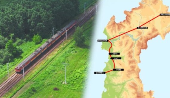 Hekurudha Durrës-Prishtinë do të kalojë nëpër Shkodër e Gjakovë