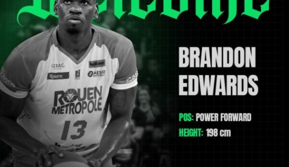 Amerikani Brandon Edwards, prurja e re në ekipin e Trepçës