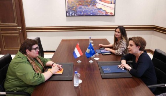 Gërvalla pret në takim lamtumirës ambasadoren e Holandës