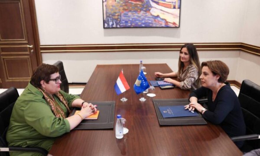 Gërvalla pret në takim lamtumirës ambasadoren e Holandës