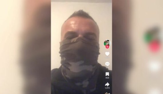 Faton Hajrizi shfaqet në rrjetet sociale me maskë në fytyrë, thotë se u lëndua në faqe duke u arratisur nga burgu