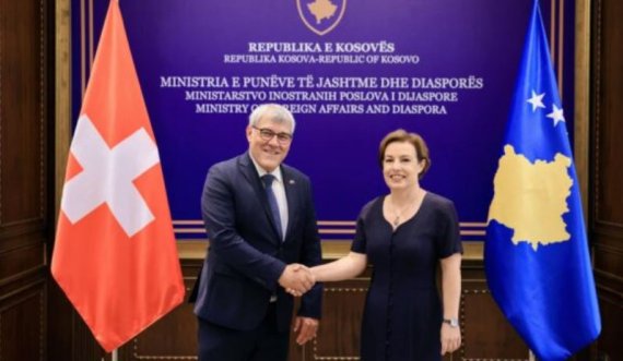 Ministrja Gërvalla takon Presidentin e Këshillit Kombëtar të Zvicrës