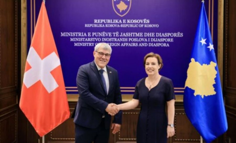 Ministrja Gërvalla takon Presidentin e Këshillit Kombëtar të Zvicrës