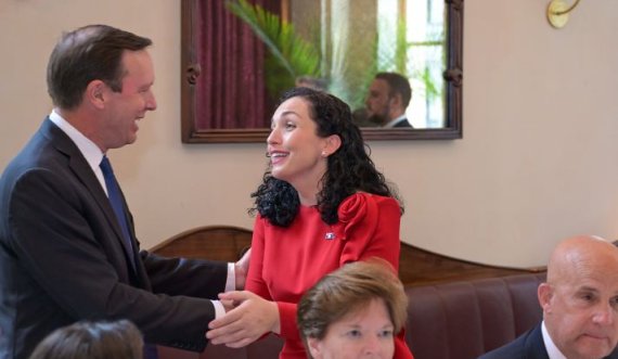 Vjosa Osmani takon në Washington senatorë e kongresistë 