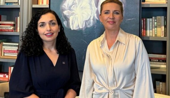 Osmani takohet me kryeministren e Danimarkës: Diskutuam për qëllimet tona të përbashkëta në mbrojtje të paqes e sigurisë