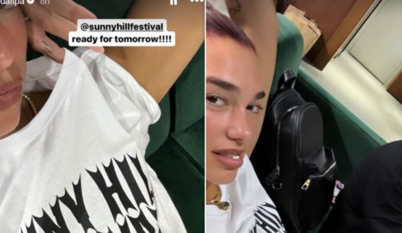 Dua Lipa konfirmon ardhjen në Kosovë, sjell disa fotografi
