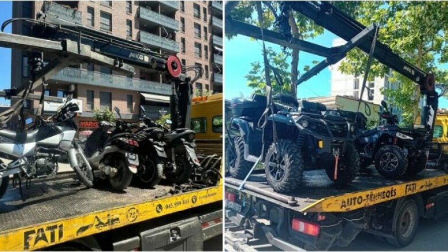 Aksion policor në Ferizaj,  konfiskon 27 motoçikleta dhe skuterë