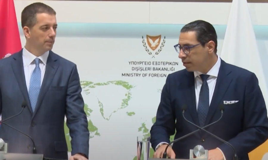 Gjuriq vizitë në Qipro, kryediplomati qipriot kritikon Kosovën për destruktivitet në dialog