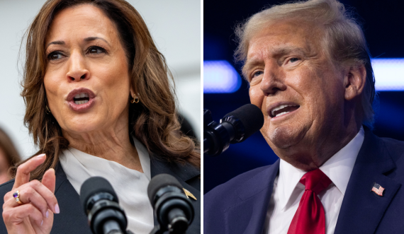Kamala Harris kryeson ndaj ish-Presidentit Donald Trump në tre shtete