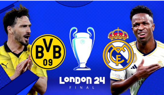 Sot është dita e madhe e finales në Ligën e  Kampionëve: Dortmund – Real Madrid 