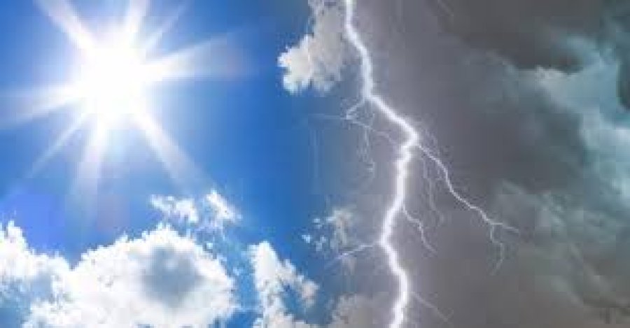 Moti për vikend rrebeshe shiu dhe temperatura deri në 30C