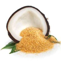 Sheqeri i kokosit ruan linjën