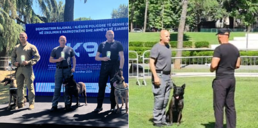 Polici nga Kosova bashkë me qenin e tij zënë vendin e parë në garën rajonale të mbajtur në Tiranë