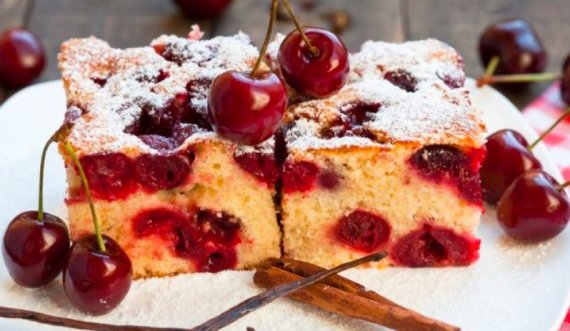 Receta e Pepës: Ëmbëlsirë me vishnje