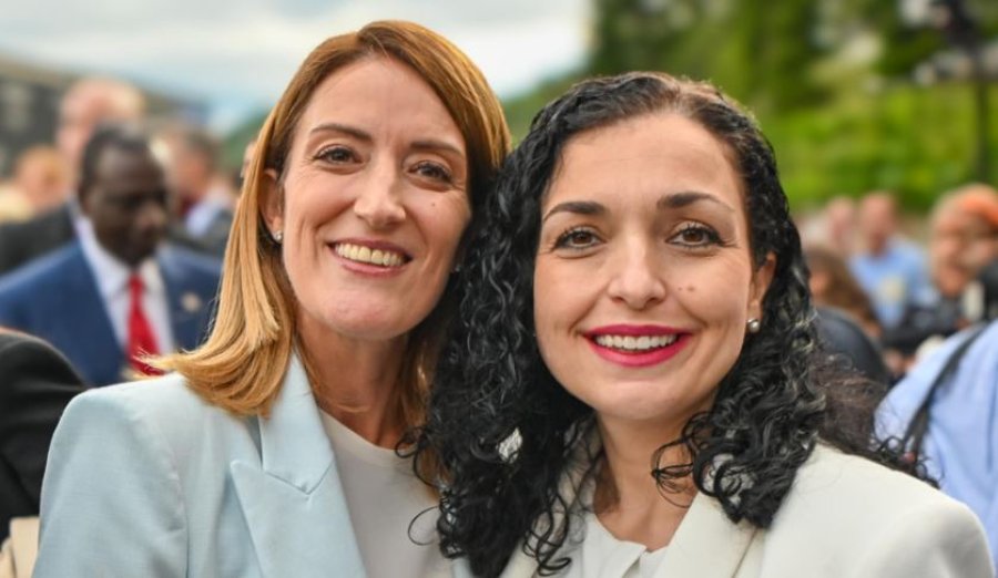 Vjosa Osmani takon presidenten e Parlamentit Evropian, e quan të pakursyer mbështetjen e saj për Kosovën
