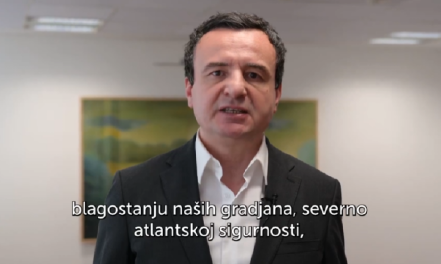 Kurti del me mesazh përkrahës për partinë e Gjukanoviqit në prag të konferencës zgjedhore