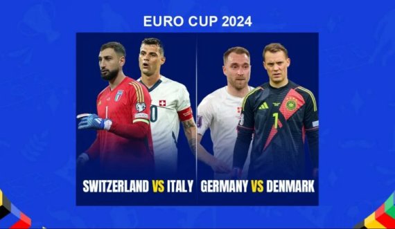 Sot fillon faza e 1/8-tës në Euro 2024, në fushë dalin kampionët aktualë të Evropës italianët dhe nikoqirët e turneut