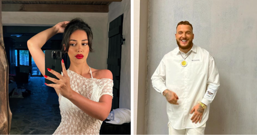 Lotina publikon videon romantike me Mozzikun