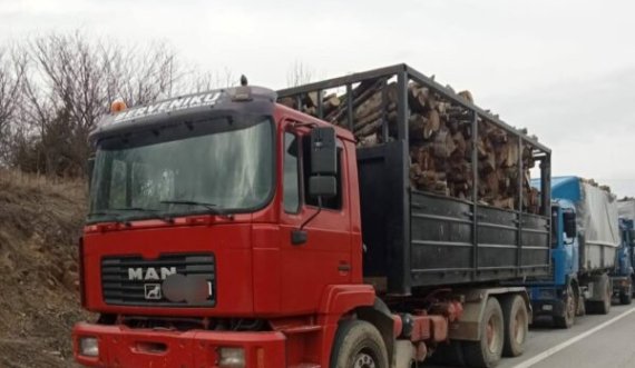 Ndalohen katër kamionë me drunj, Policia inicion rast për 'falsifikim të dokumenteve'