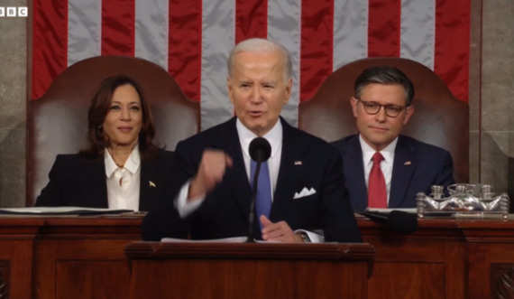 Joe Biden shfaqet para “State of Union” me fjalim me tone të larta dhe sulmon Trumpin, godet edhe foltoren