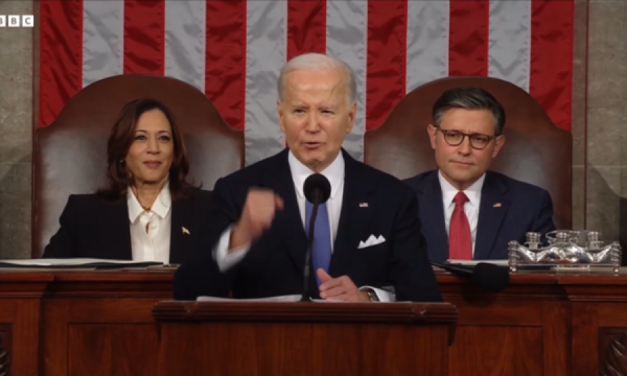 Joe Biden shfaqet para “State of Union” me fjalim me tone të larta dhe sulmon Trumpin, godet edhe foltoren