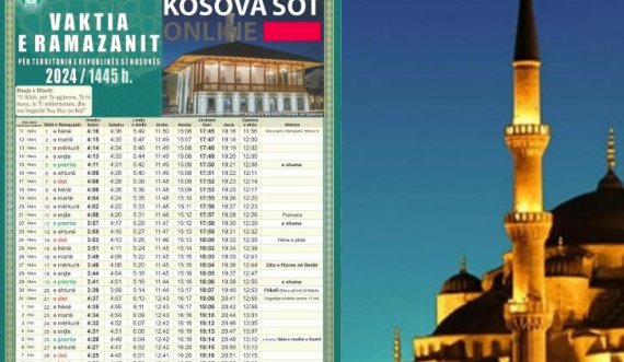 'Kosova Sot' ua uron të gjithë besimtarëve myslimanë fillimin e muajit të shenjët të Ramazanit