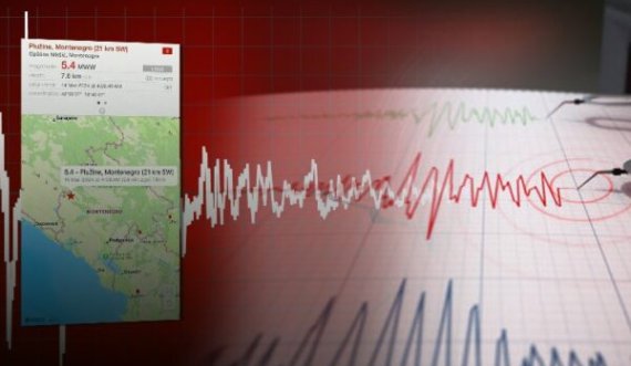 Tërmeti 5.4 ballë në Malin e Zi, lëkundjet janë ndjerë edhe në Shkodër, Lezhë e Tiranë