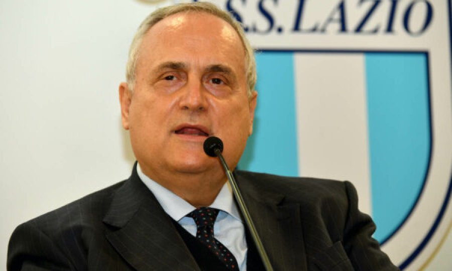 Presidenti i Lazios, Lotito e konfirmon trajnerin e ri