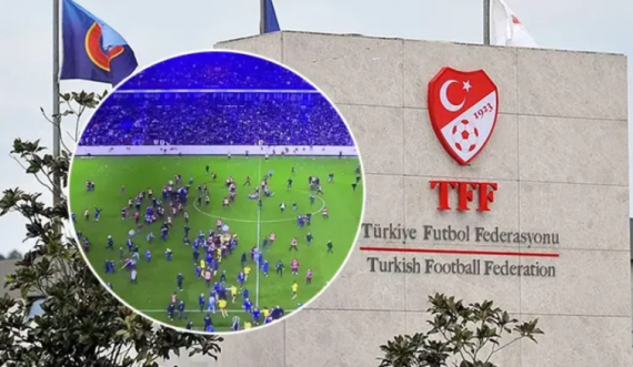 Reagimi i fuqishëm i Federatës së Turqisë për dhunën në ndeshjen Trabzonspor – Fenerbahce: Paralajmëron dënime masive