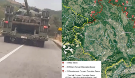 Mustafi: 48 baza ushtarake dhe të xhandarmërisë së Serbisë po operojnë përgjatë kufirit me Kosovë