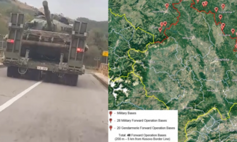 Mustafi: 48 baza ushtarake dhe të xhandarmërisë së Serbisë po operojnë përgjatë kufirit me Kosovë