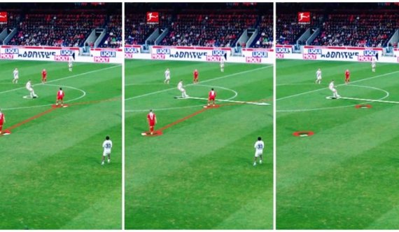 Bundesliga analizon lojën brilante të  Granit Xhakës: Me një pasim “paralizon” tre lojtarë kundërshtarë