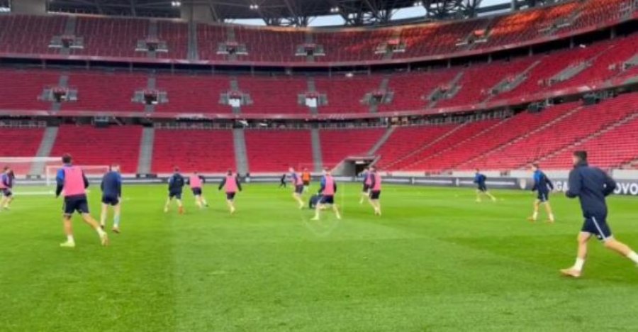 Kosova kryen stërvitjen e fundit para ndeshjes ndaj Hungarisë