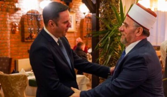 Abdixhiku shtron iftar për myftiun e Bashkësisë Islame të Kosovës 