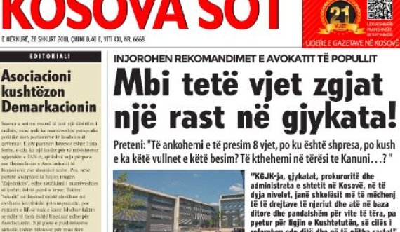  KOSOVA SOT histori besnike e luftës së shqiptarëve për liri dhe demokraci në të gjitha trojet etnike