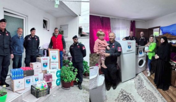 Karabinierët italianë ndihmojnë disa familje nevojtare në Kosovë 