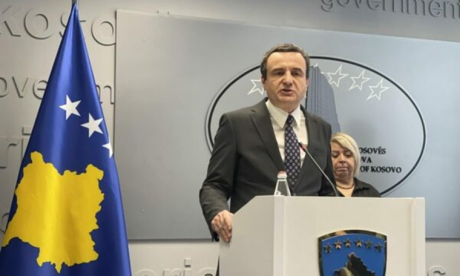 Kurti publikon të dhëna: Serbia po propagandon për dhunën ndaj serbëve në Kosovë