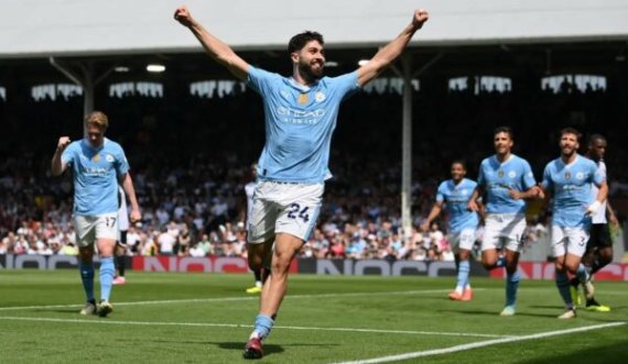 Man City nuk gabon, fiton thellë ndaj Fulhamit dhe merr primatin në Premierligë