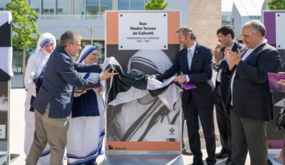 Përurohet rruga “Nënë Tereza” në Lisbonë